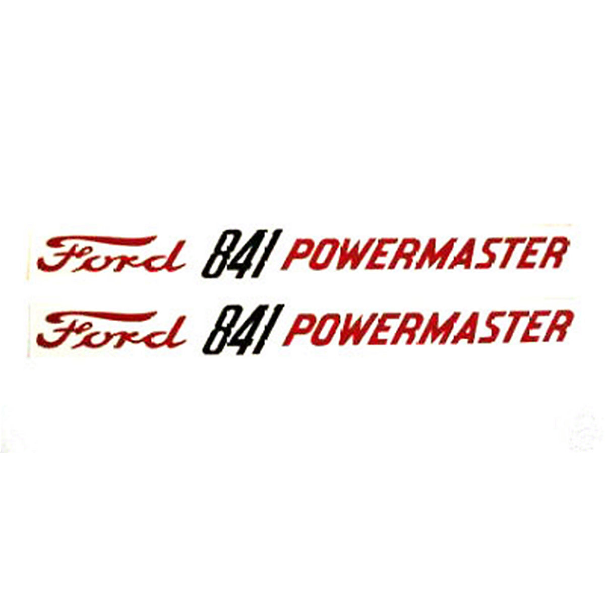 Mylar Decals Hood Pair Fits Ford Tractor 841 Powermaster