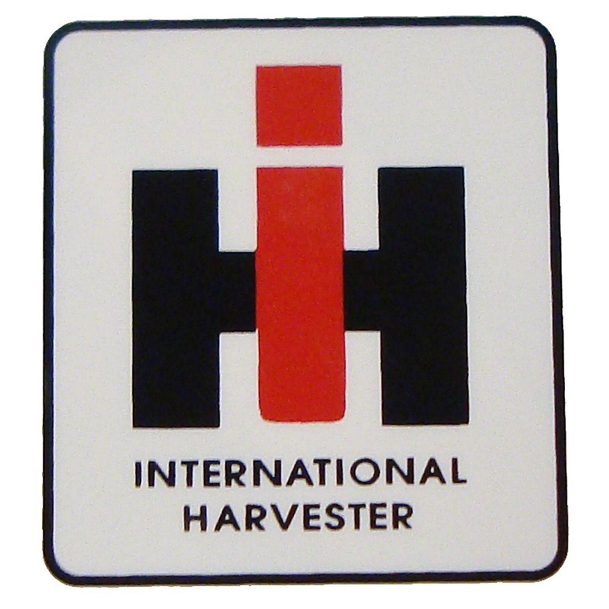 IH Logo: Mylar Decal -- 2" X 2-1/4" Fits International Tractor