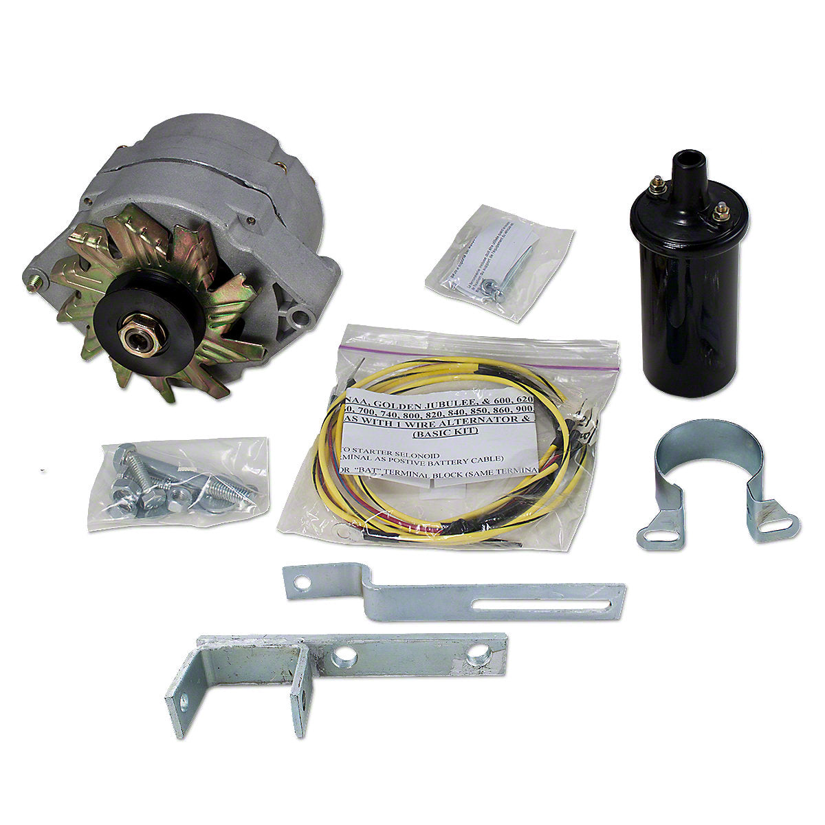 Alternator Conversion Kit Fits Ford Tractor | 12-Volt Negative Ground Conversion
