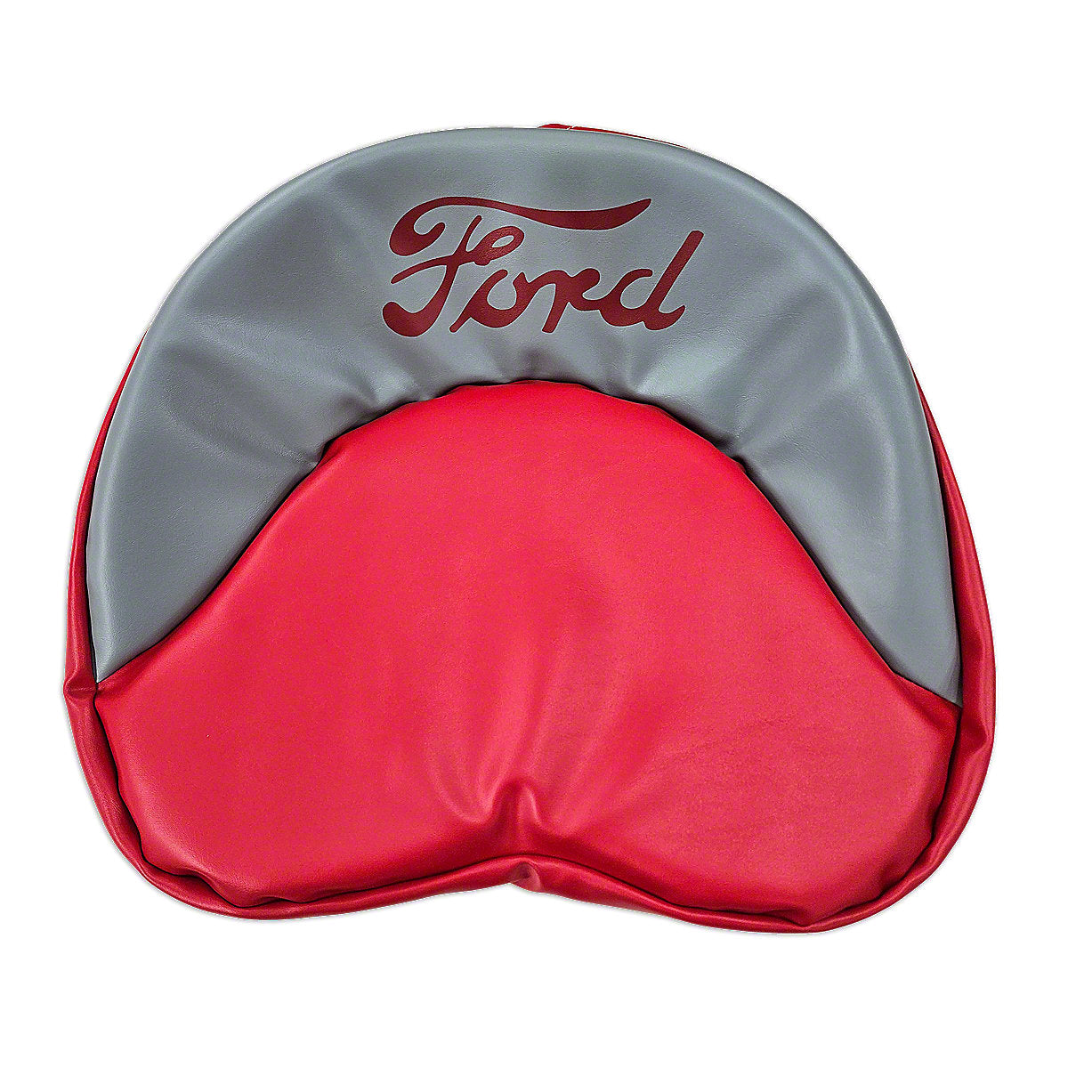 Tractor Seat Pad (Red & gray w/ red "Ford" script) fits Ford  Tractor