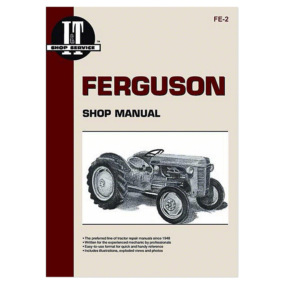 I & T Shop Service manual -Fits  Massey TE20 TO20 TO30 Tractor