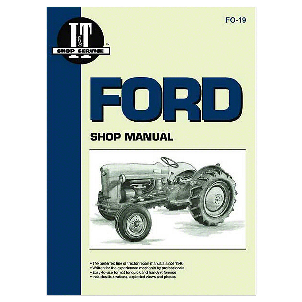 Shop Service Manual fits Ford Tractor NAA Jubilee