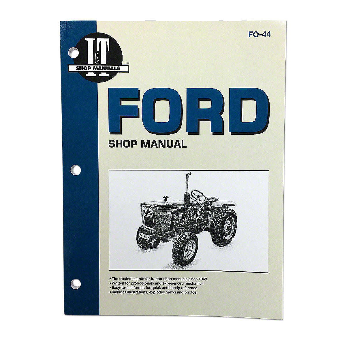 I & T Shop Service Manual fits Ford Tractor 1710 1910
