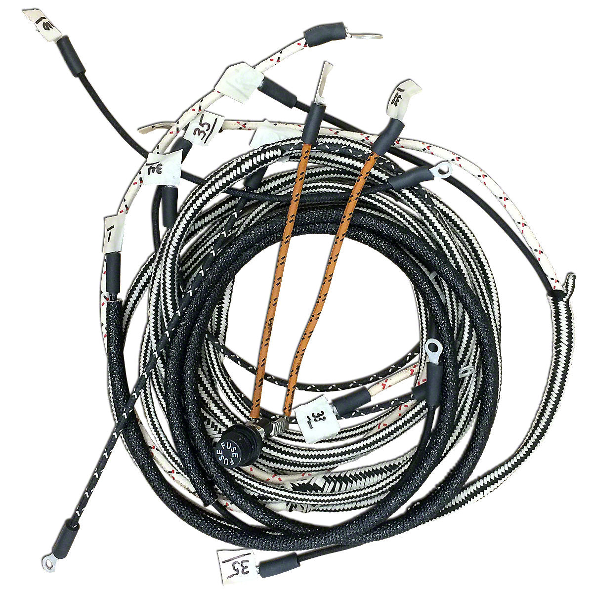 Wiring Harness Kit (1 wire 12volt alternator) Fits International A B Tractor