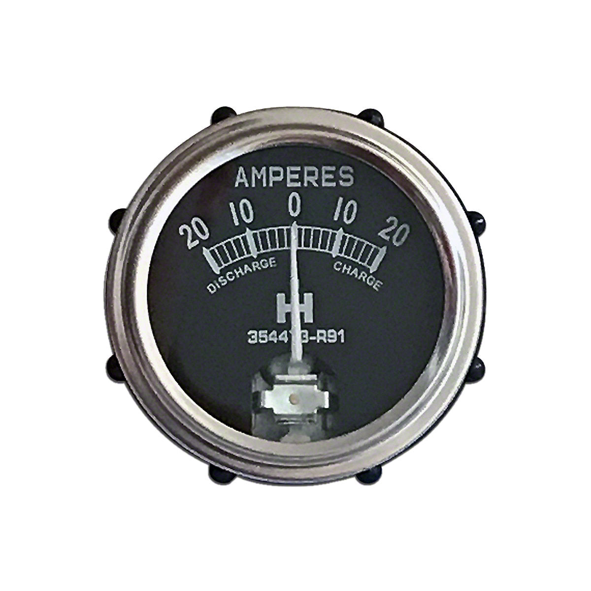 354473R91 Ampere Gauge Ammeter  20-0-20 Fits International Tractor  A B C