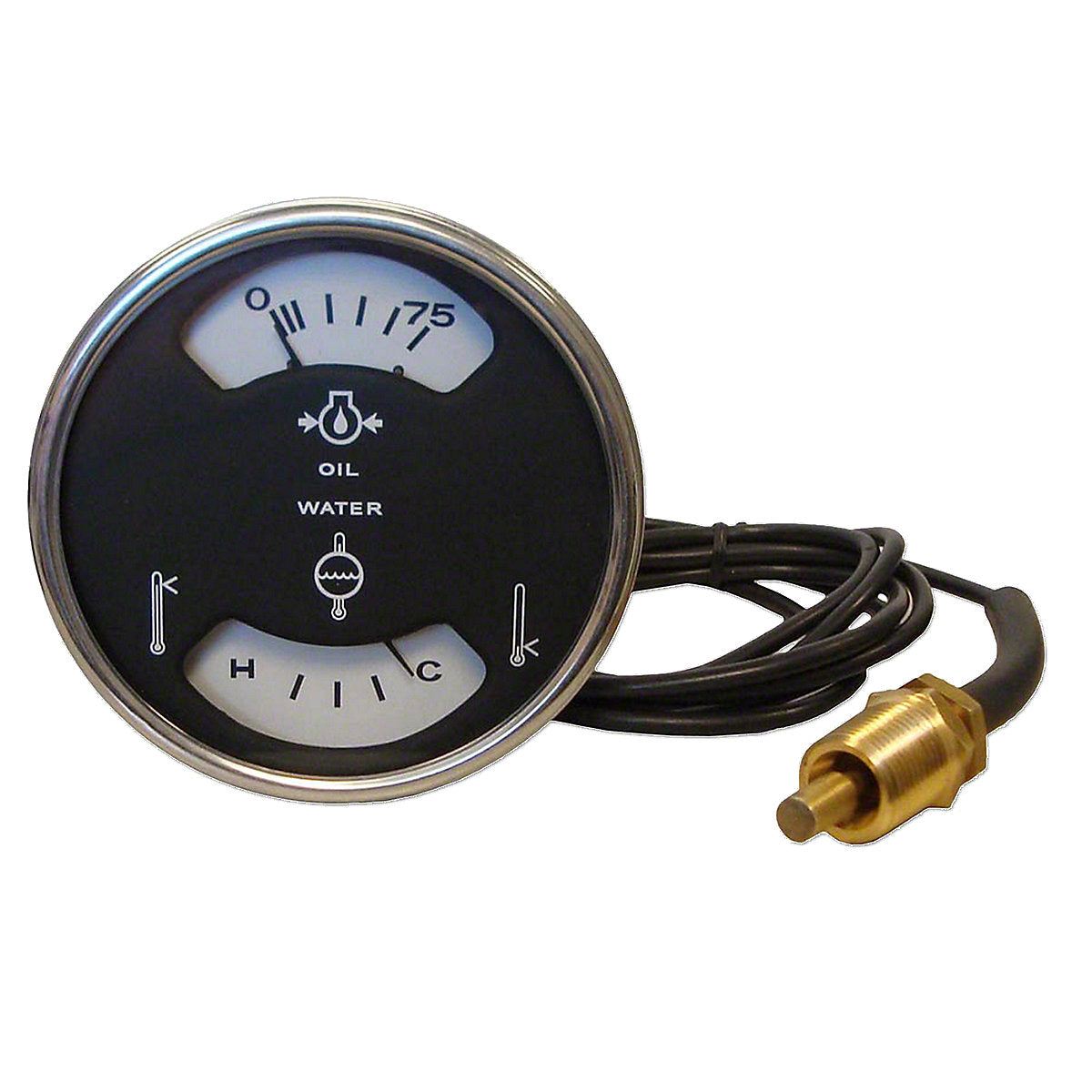 Cluster Gauge Assembly fits International Tractor 766 966 1568 Oil Temperature