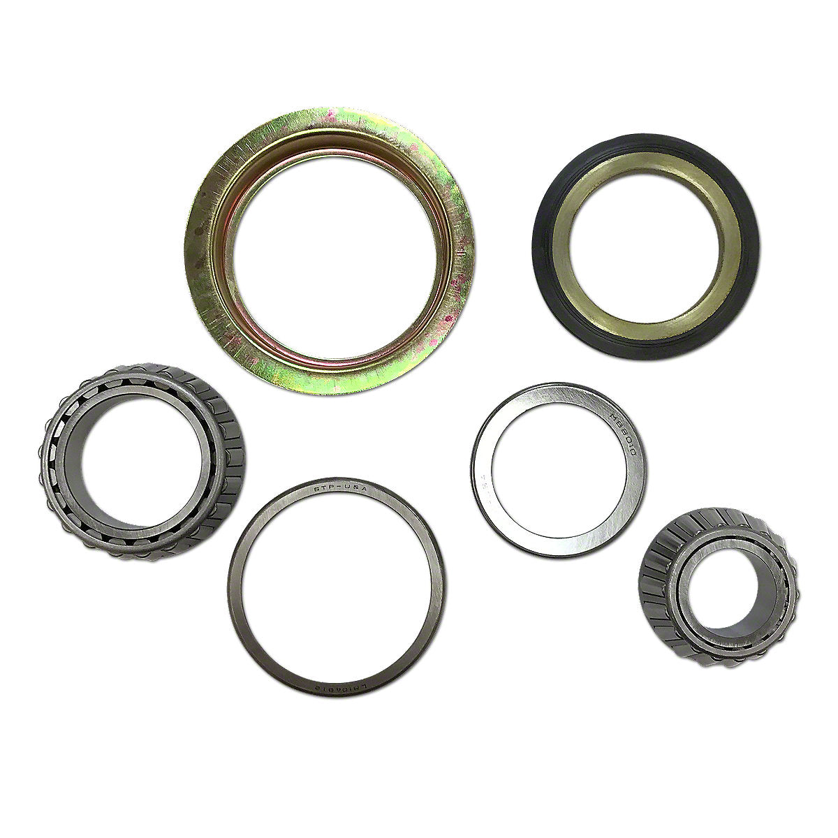 Front Wheel Bearing Kit fits John Deere Tractor | Replaces RE54815