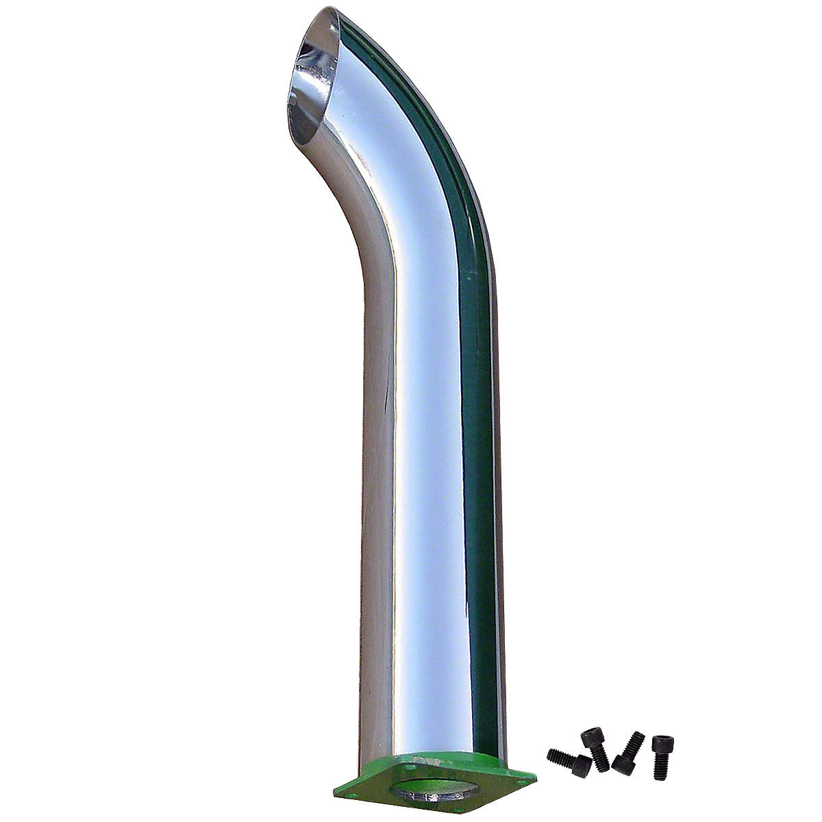 Chrome Exhaust Stack w/ Bend ( w/out Indentation) Fits John Deere Tractor