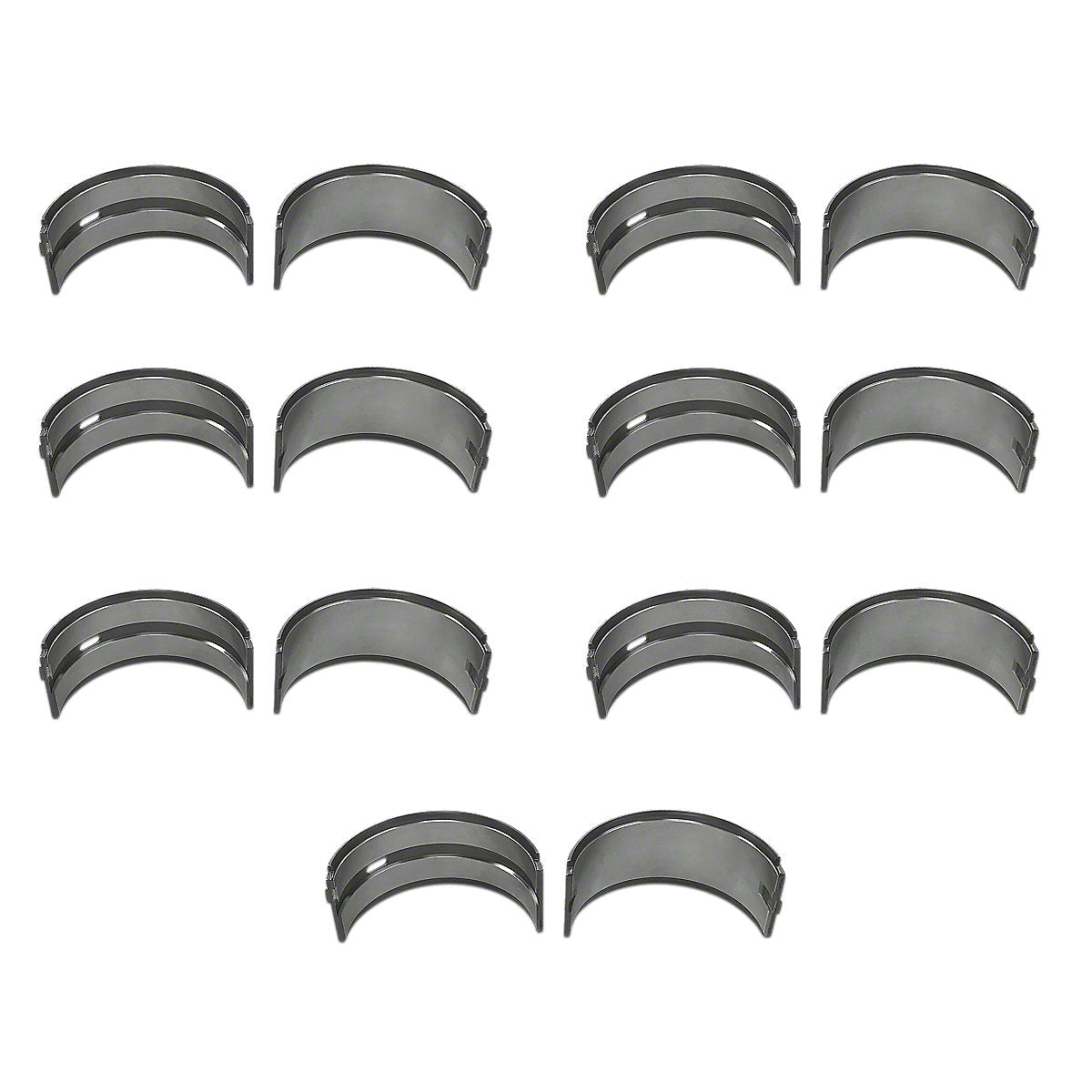 AR77750, AR77747 Main Bearing Set (For 0.010" (3.362") journal) Fits John Deere
