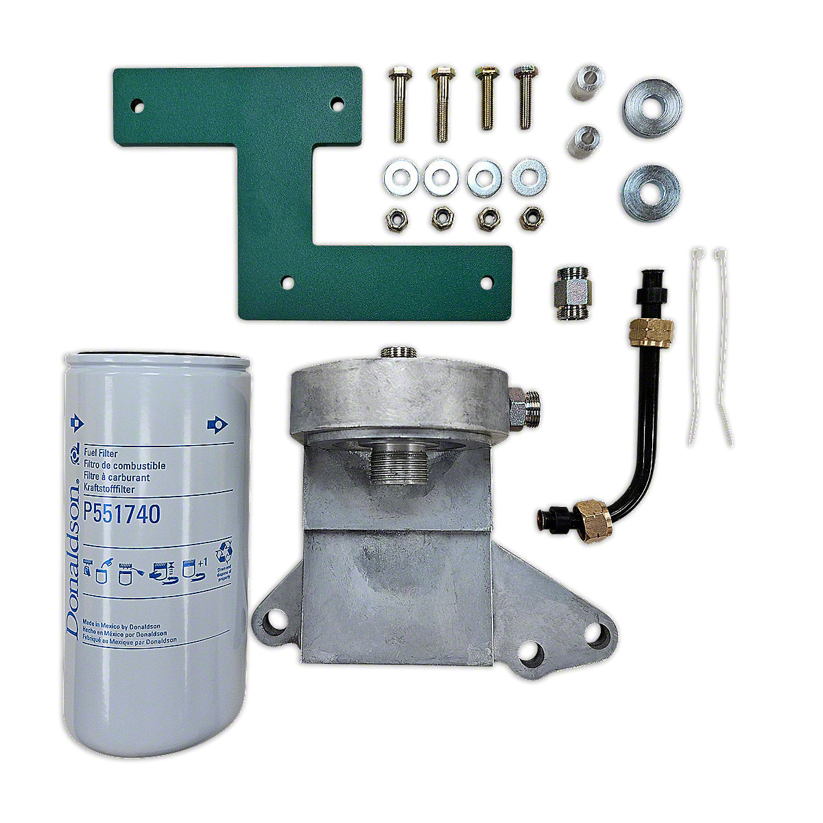 Fuel Filter Conversion Kit fits John Deere 8570 8770 8870 Tractor