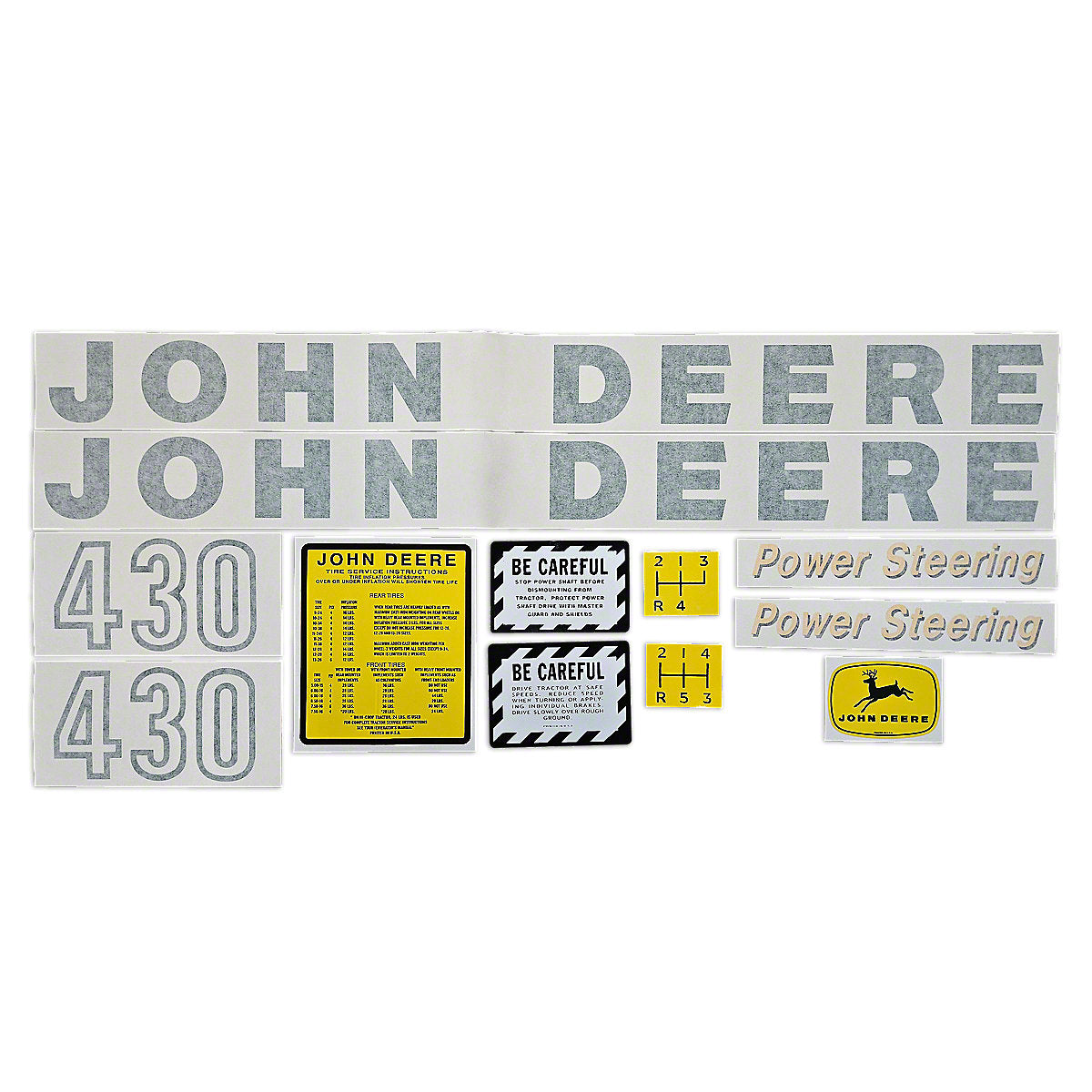 Early JD 430 Vinyl Decal fits John Deere 430 Tractor