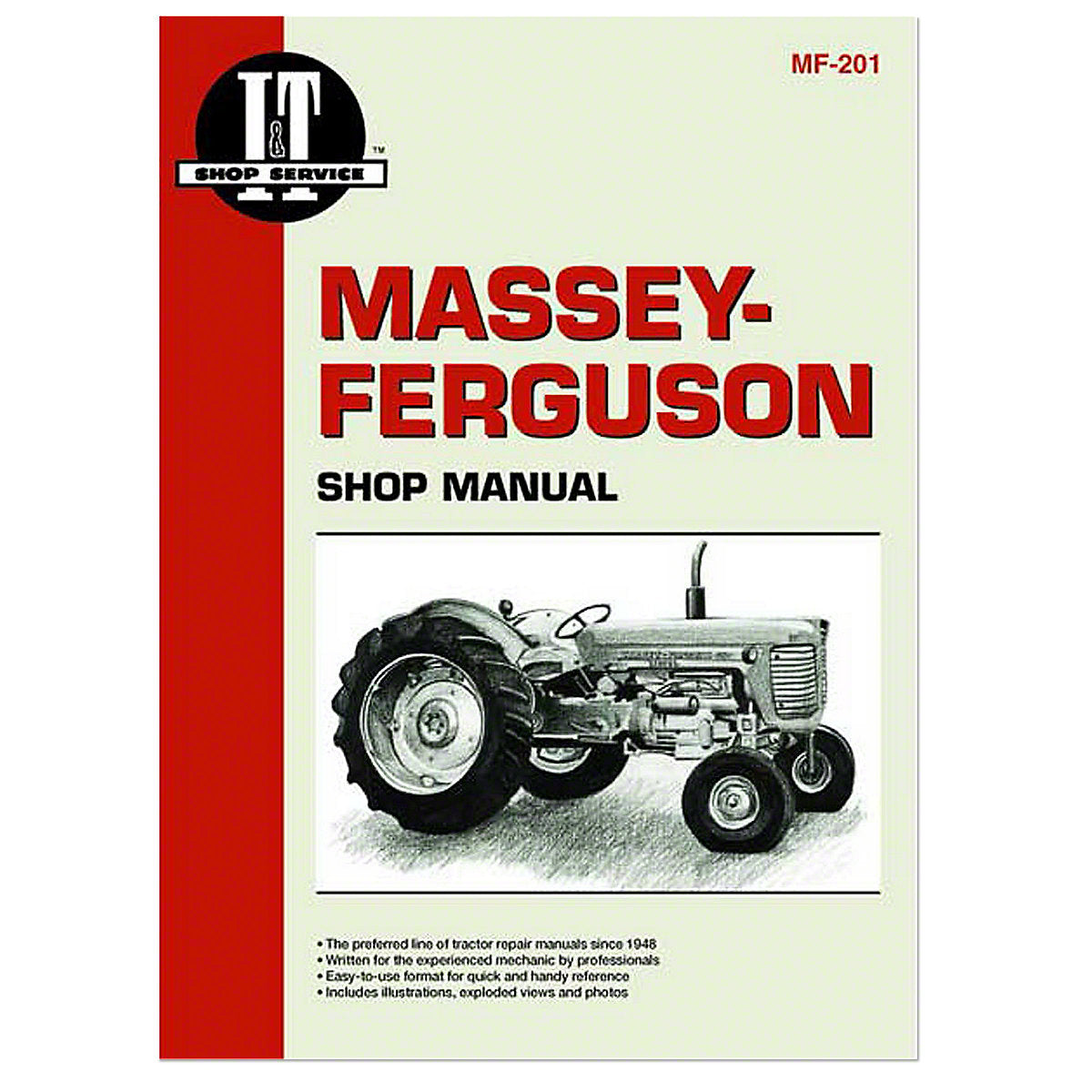 I & T Shop Service manual -Fits  Massey 65 85 88 1080 Tractor