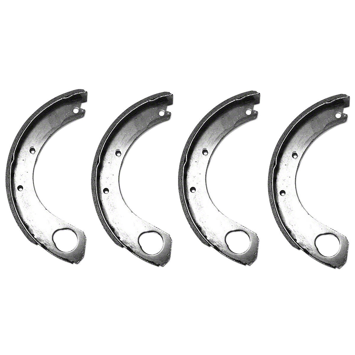 Bonded Brake Shoe 4-piece Set Fits Massey Tractor | 830537M93