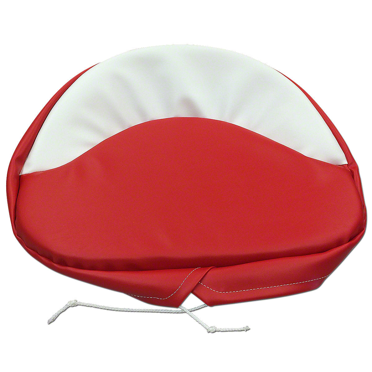 Red & White Tractor Seat Pad 21" Pan Fits many Cockshutt Tractor models