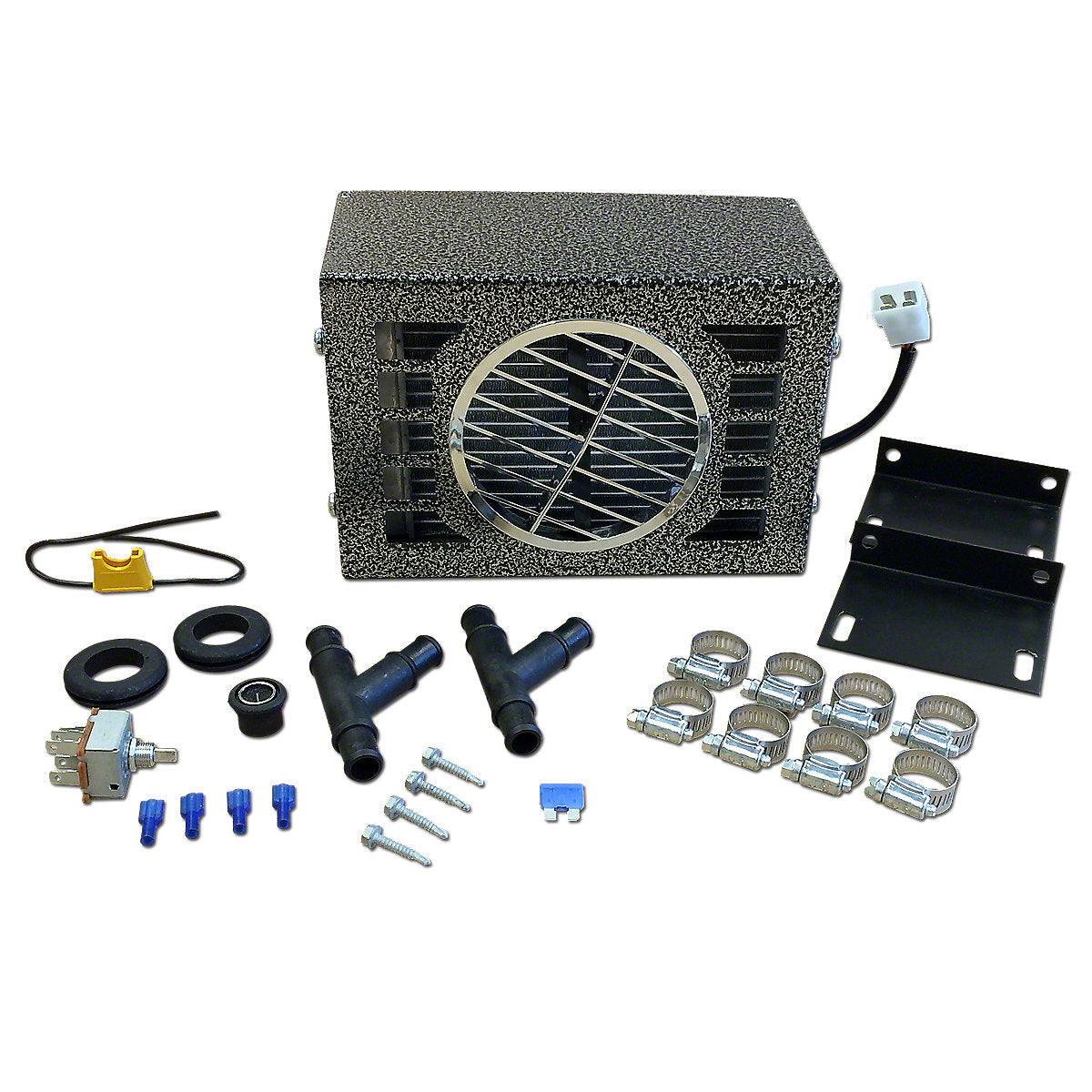 Auxiliary Heater | Hot Water Forced Air Heat | For Tractor Models with 5/8” Heater Hose Connection