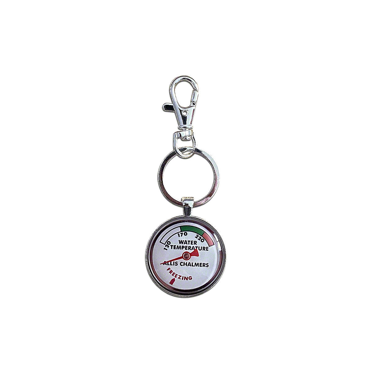 Allis Chalmers Water Temperature Gauge Keychain