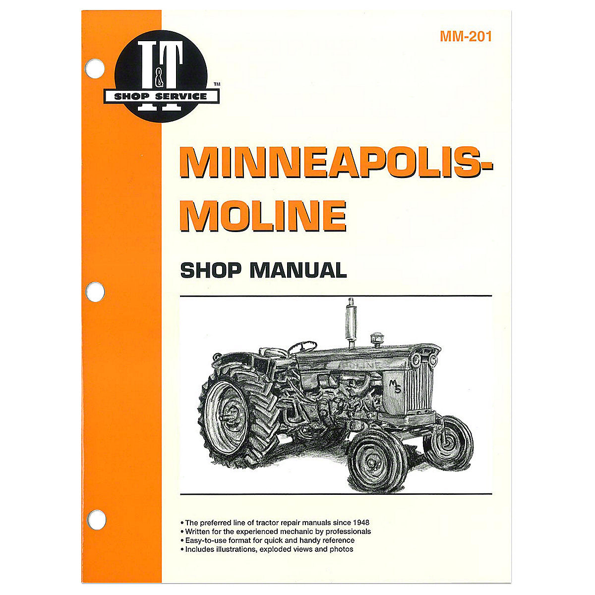 I & T Shop Service™ manual -Fits  Massey  Tractor