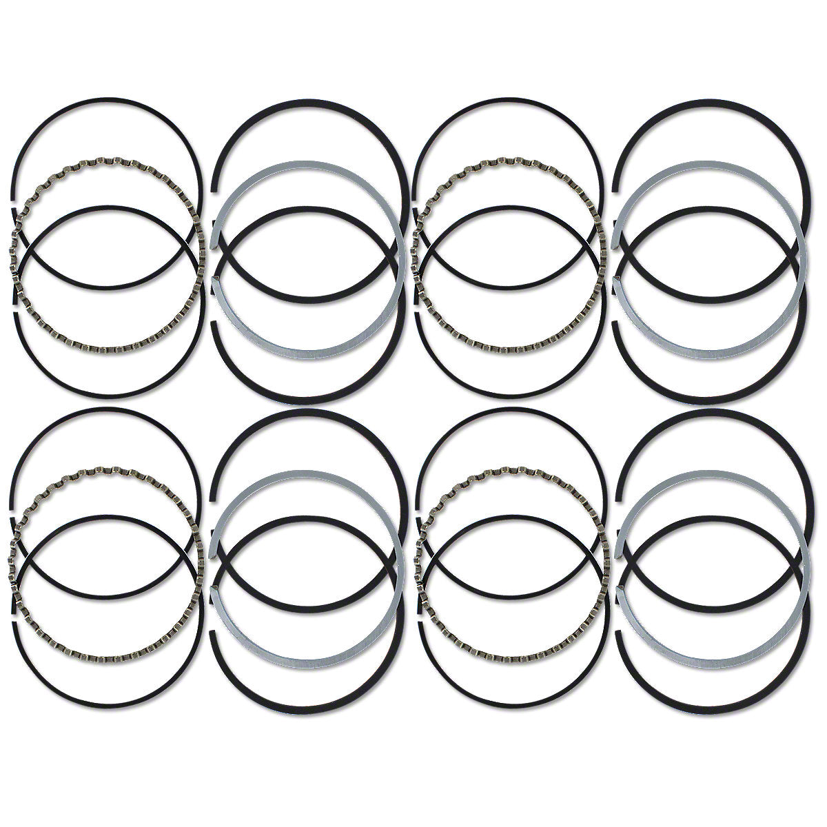 Piston Ring Set 4CYL 4-1/4" Bore Fits Minneapolis Moline U UT GTC Tractors 14R70