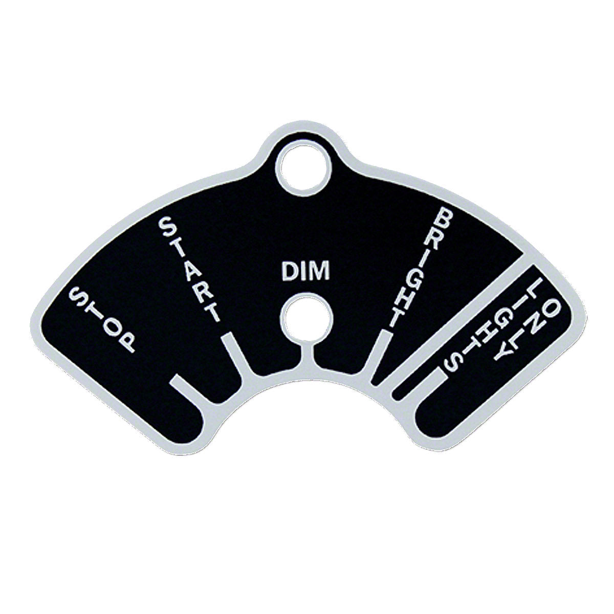 10A1802 10A974 Combination Switch Instruction Plate Fits Minneapolis Moline