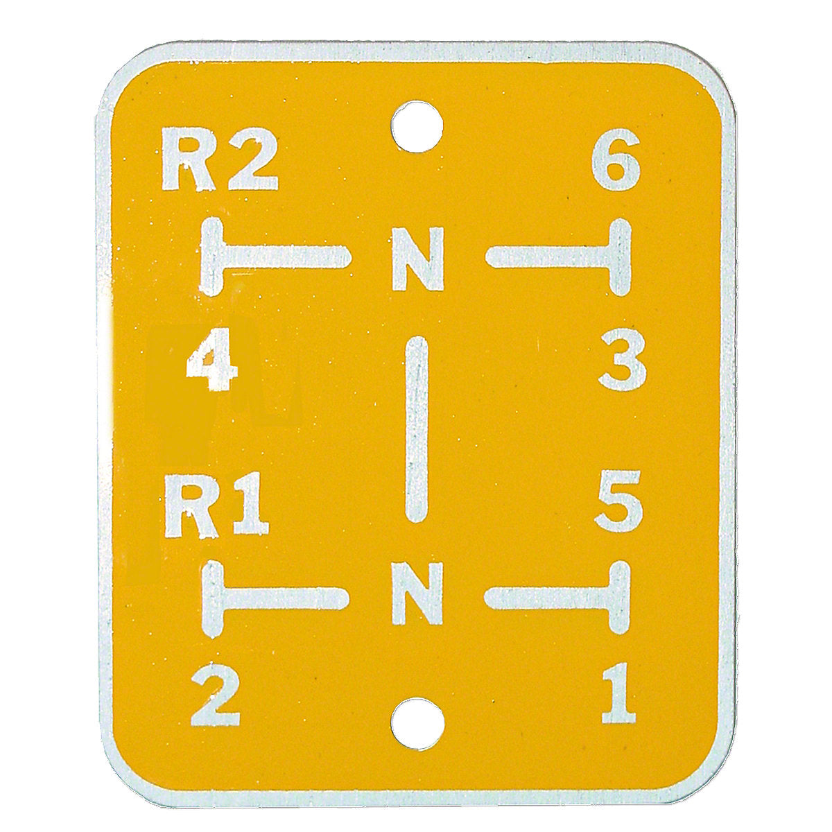 1KA908A Shift Pattern Plate -Fits  White / Oliver  Tractor