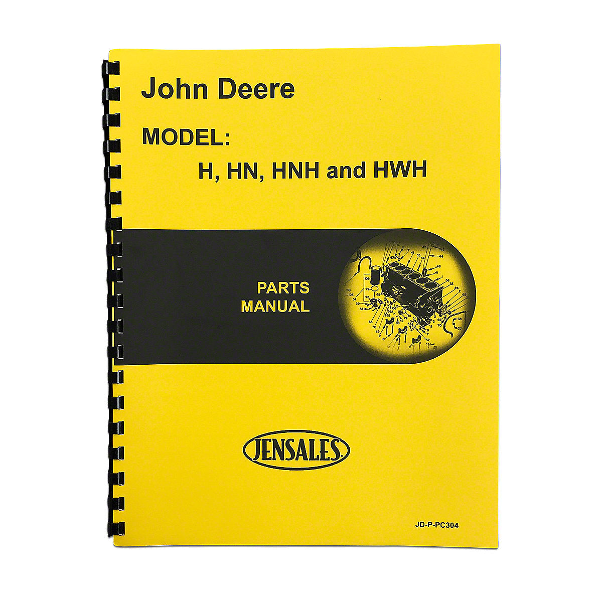 PC304 Parts Manual Reprints Fits John Deere Tractor H