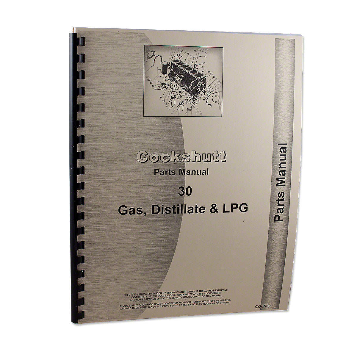 Parts Manual Reprint-Fits Cockshutt Tractor E3 30