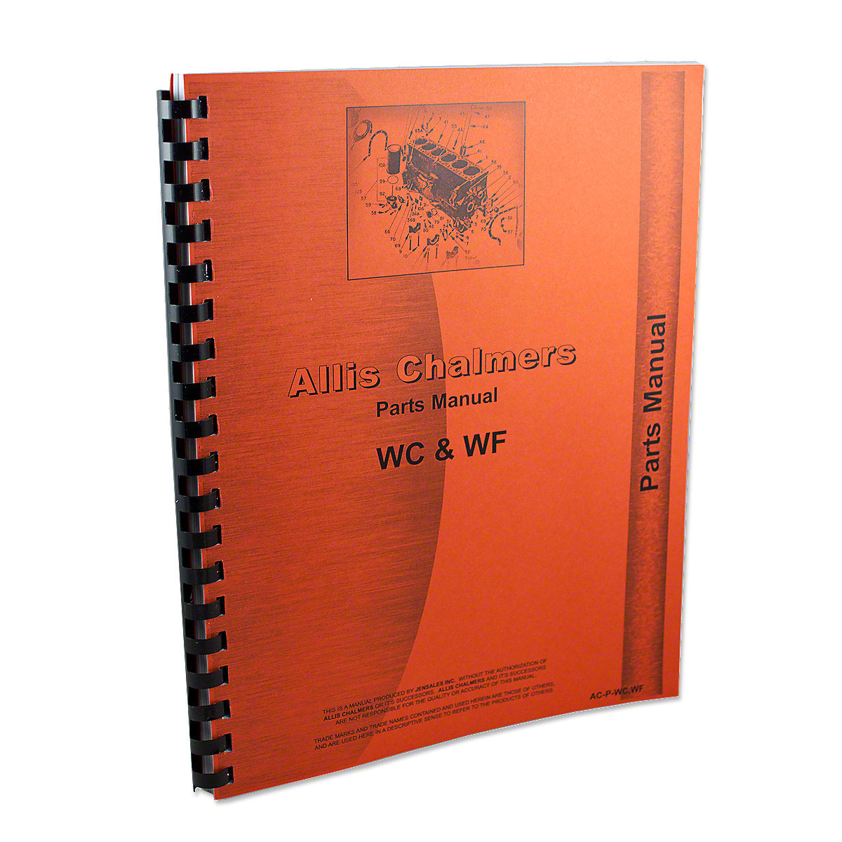 Parts Manual Reprint For Allis Chalmers Tractor | WC, WF, W20, W25