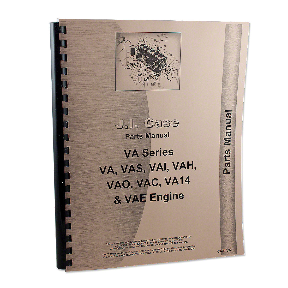 Parts Manual Reprints For Case Tractor | VA, VAC, VAH, VAI, VAO, VAS