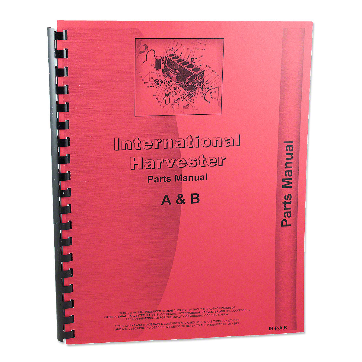 International Harvester Farmall A AV B BN Tractors Parts Manual