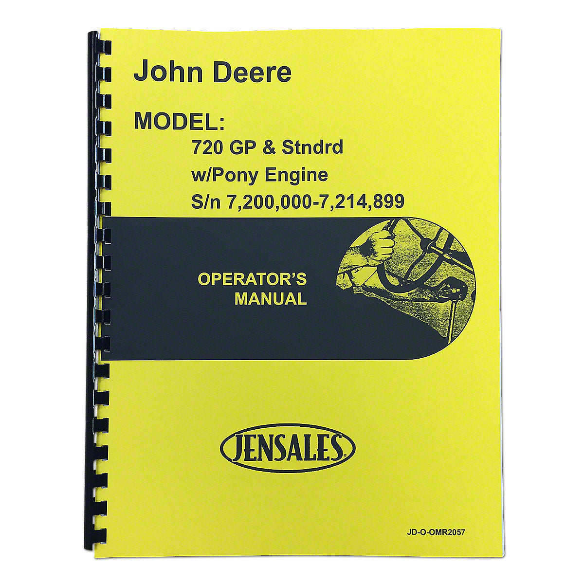 Operators Manual Reprint For John Deere 720 Tractor | Diesel, Pony Start | OMR2057