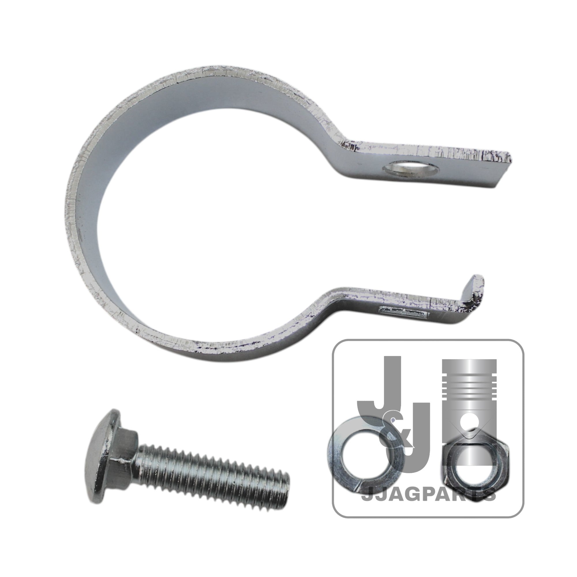 2" Chrome Clamp-Fits Many Minneapolis Moline Tractor Models
