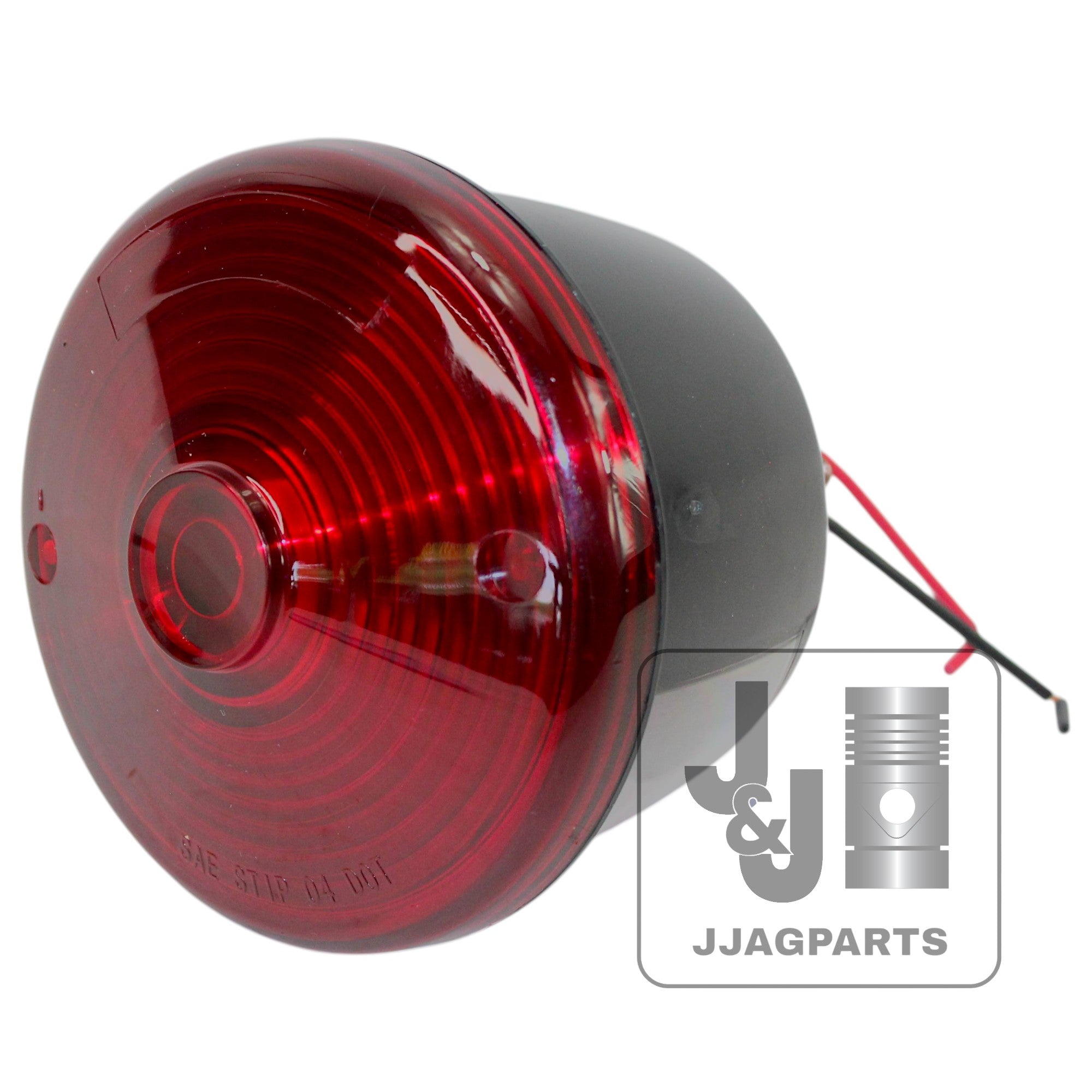 155005A 12-volt Round Tail Light Assembly  licensed lamp window White Oliver OC4