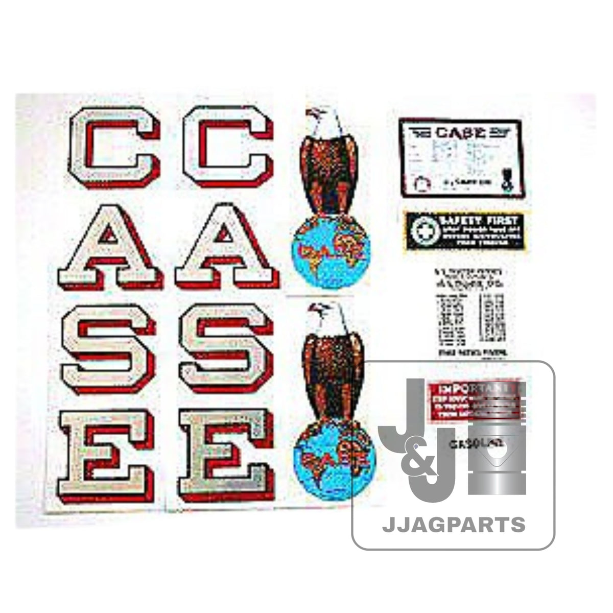 Mylar Decal Set Fits Case L Tractor