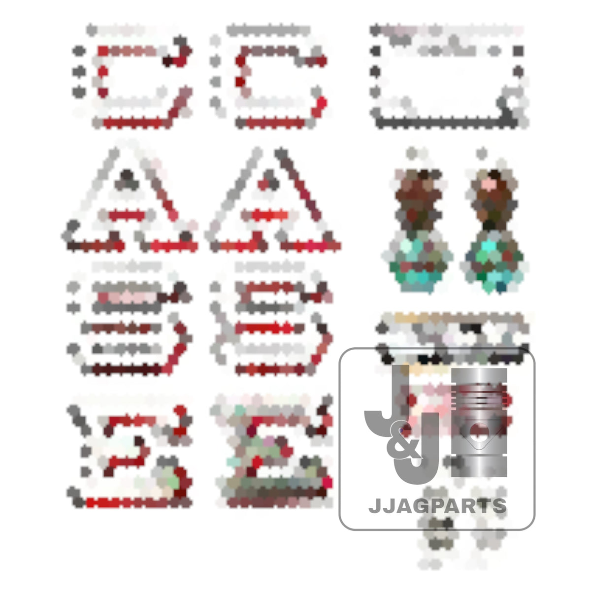 Mylar Decal Set Fits Case C Tractor