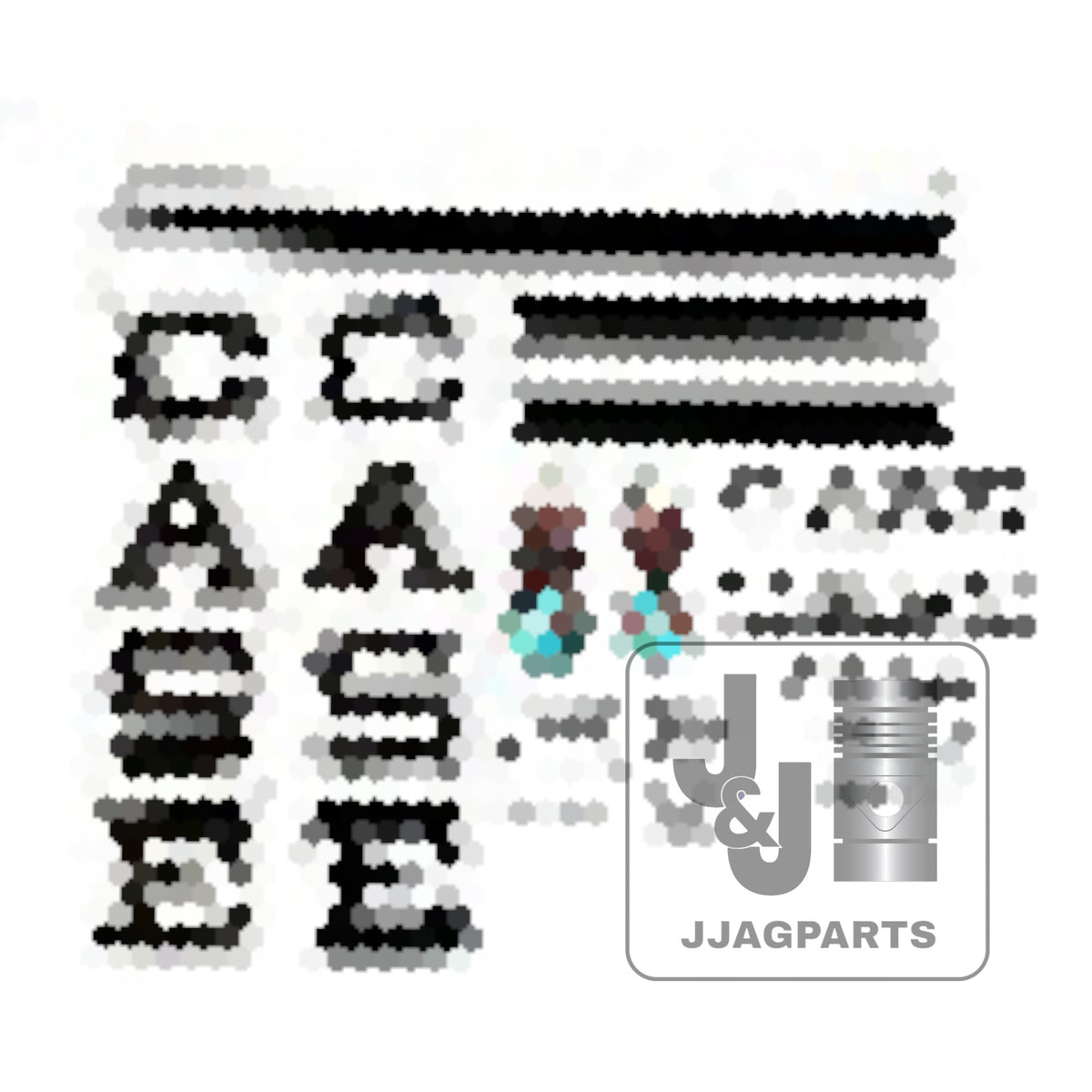 Mylar Decal Set Fits Case LA Tractor