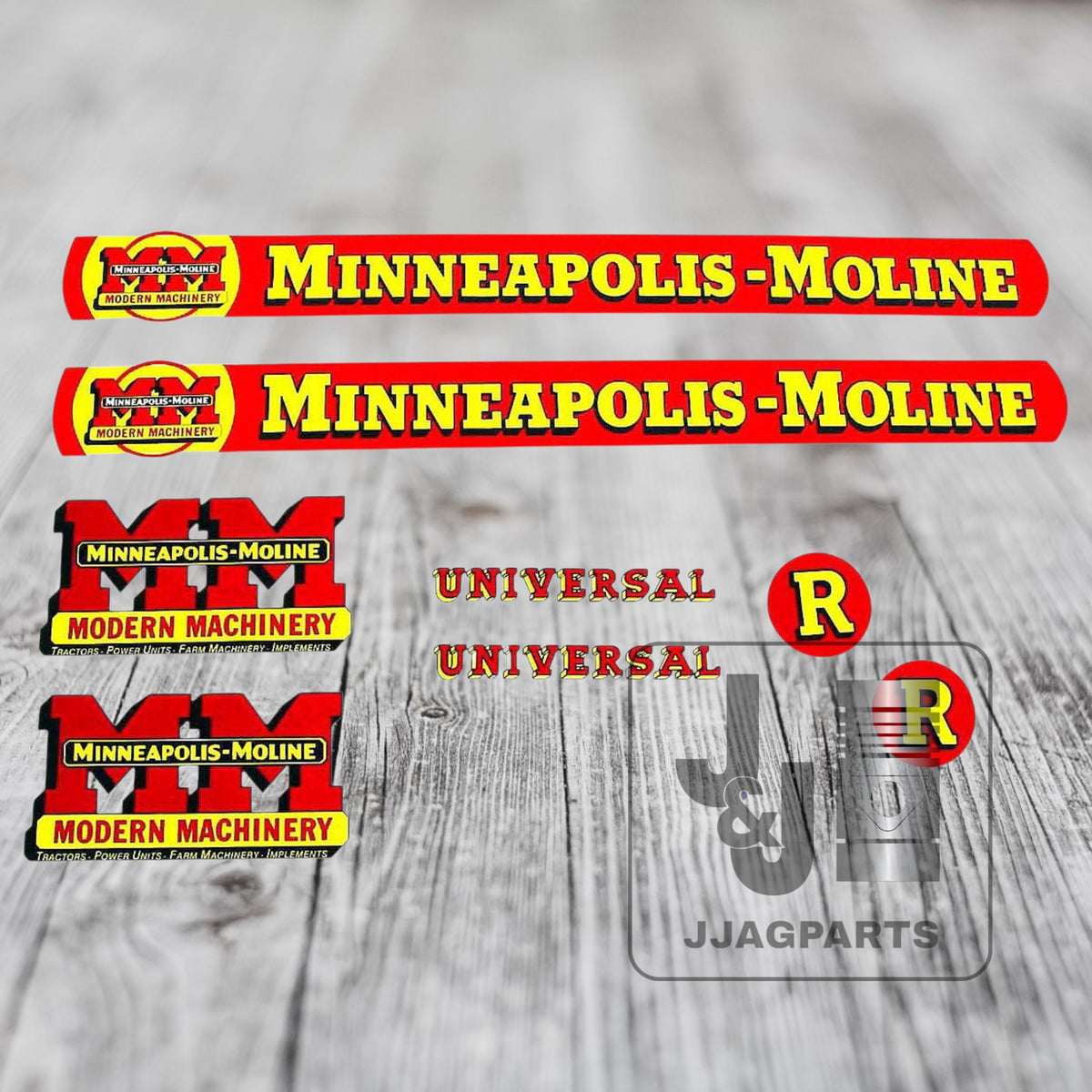 Mylar Decal Set Fits Minneapolis Moline R Tractor