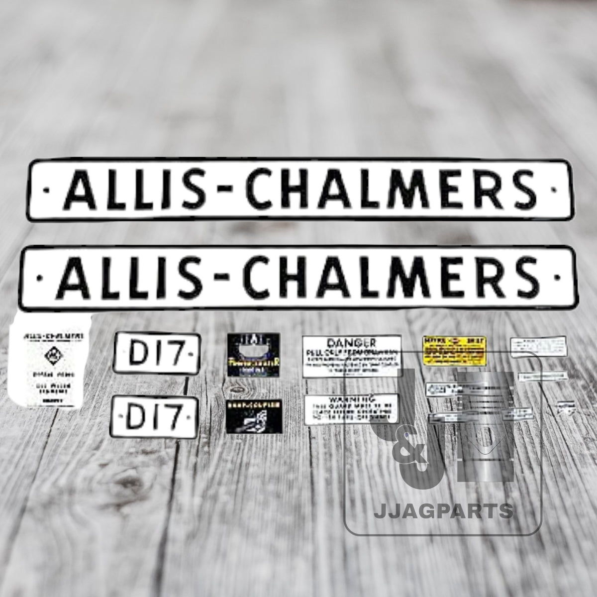 Mylar Decal Set Fits 1959-1960 Allis Chalmers D17 Gas Tractor