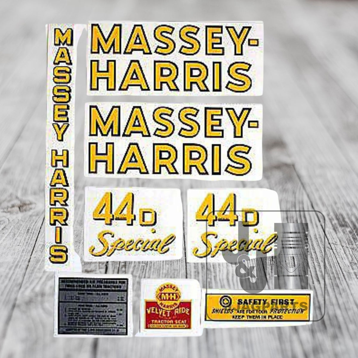 Mylar Decal Set Fits Massey Harris 44 Special Diesel Tractor