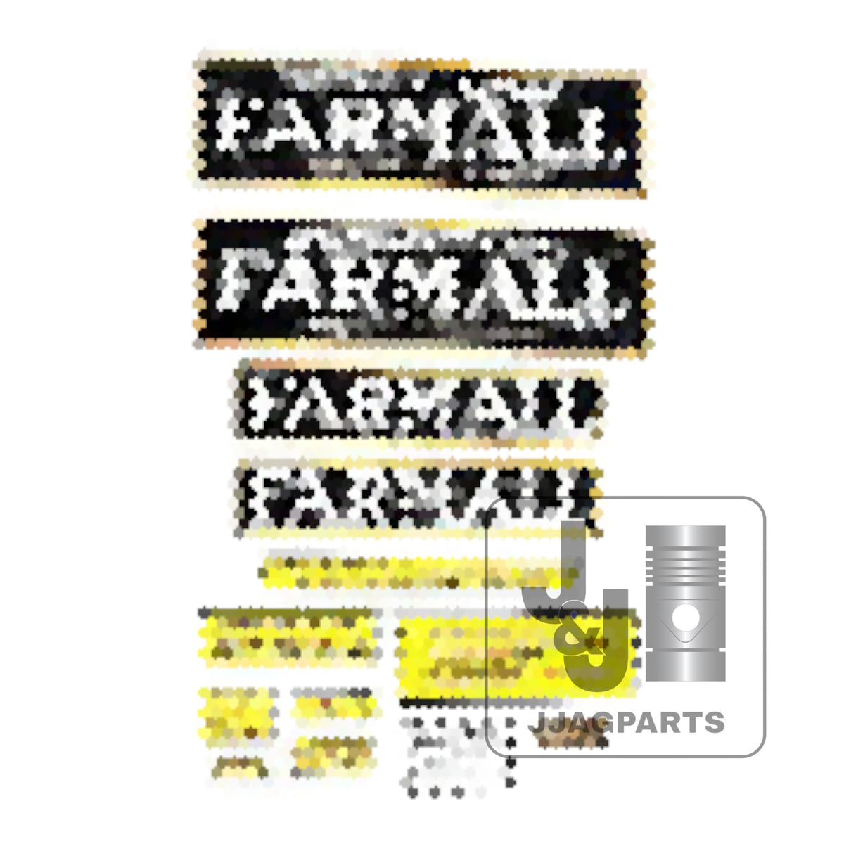 Mylar Decal Set Fits International Farmall Regular Tractor