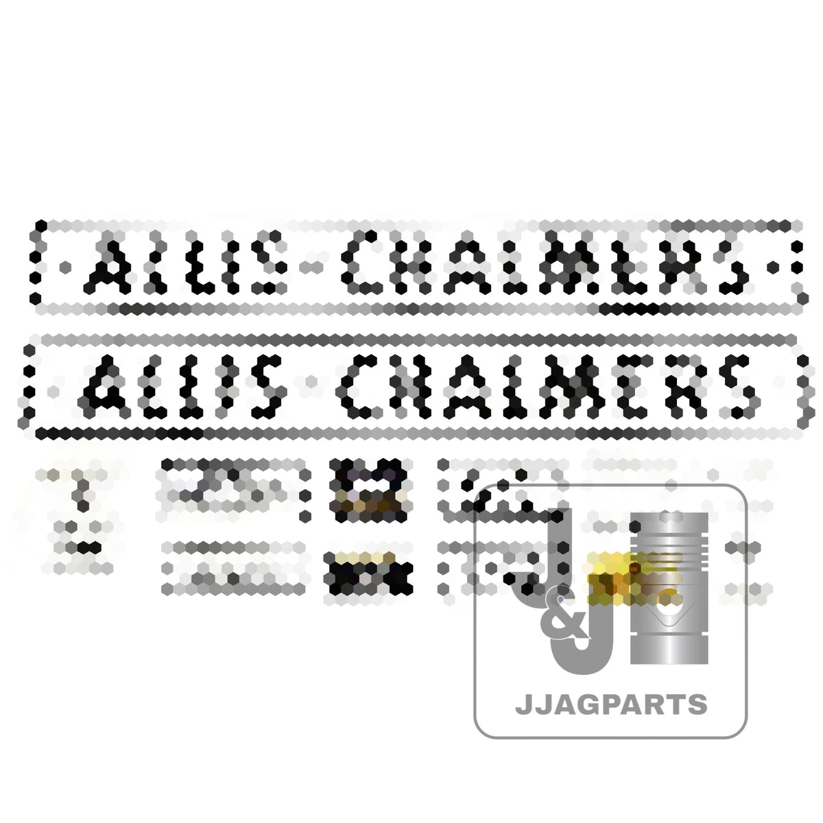 Mylar Decal Set Fits 1959-1960 Allis Chalmers D12 Tractor | 234495