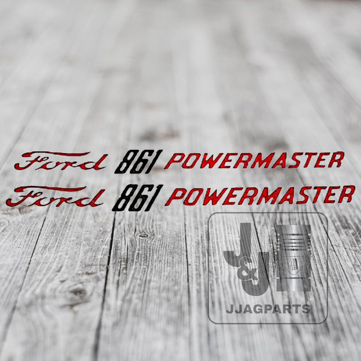Vinyl Hood Decal Set fits 1957-1962 Ford 861 PowerMaster Tractor