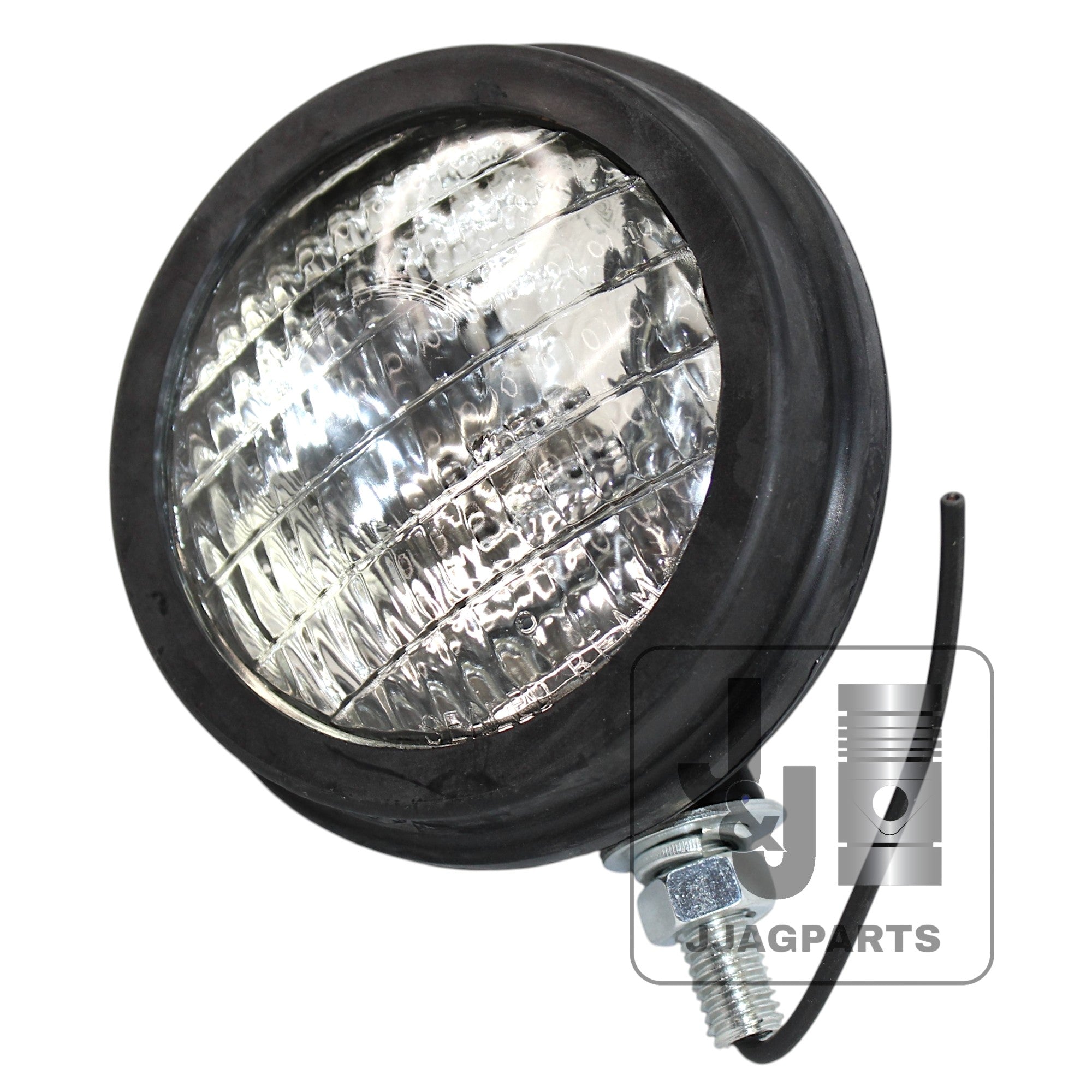 RE27099 12-volt Front Floodlight w/ Rubber Bezel Fits John Deere Tractor