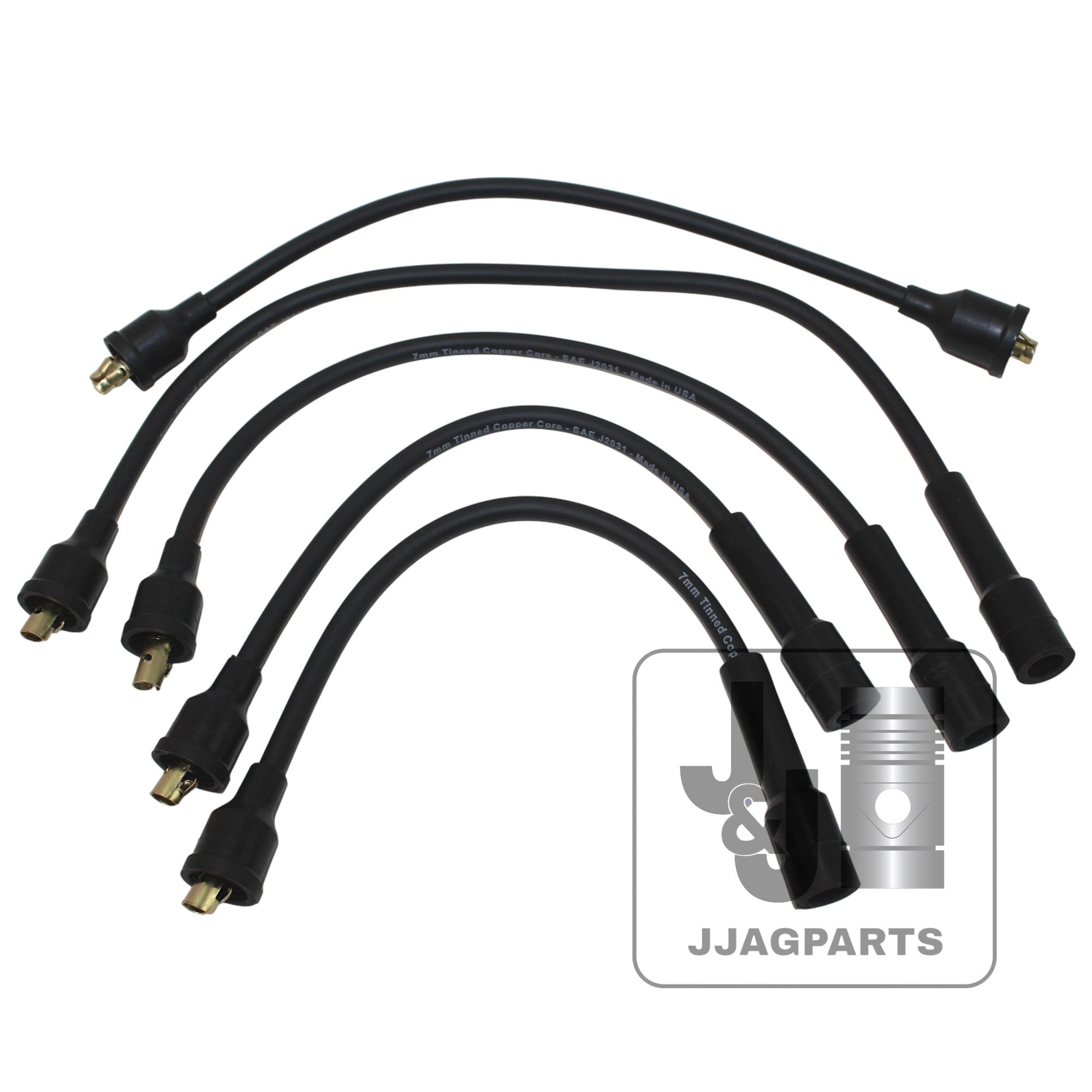 Spark Plug Wire Set fits John Deere 1010, 2010 Tractor | Replaces AT24384