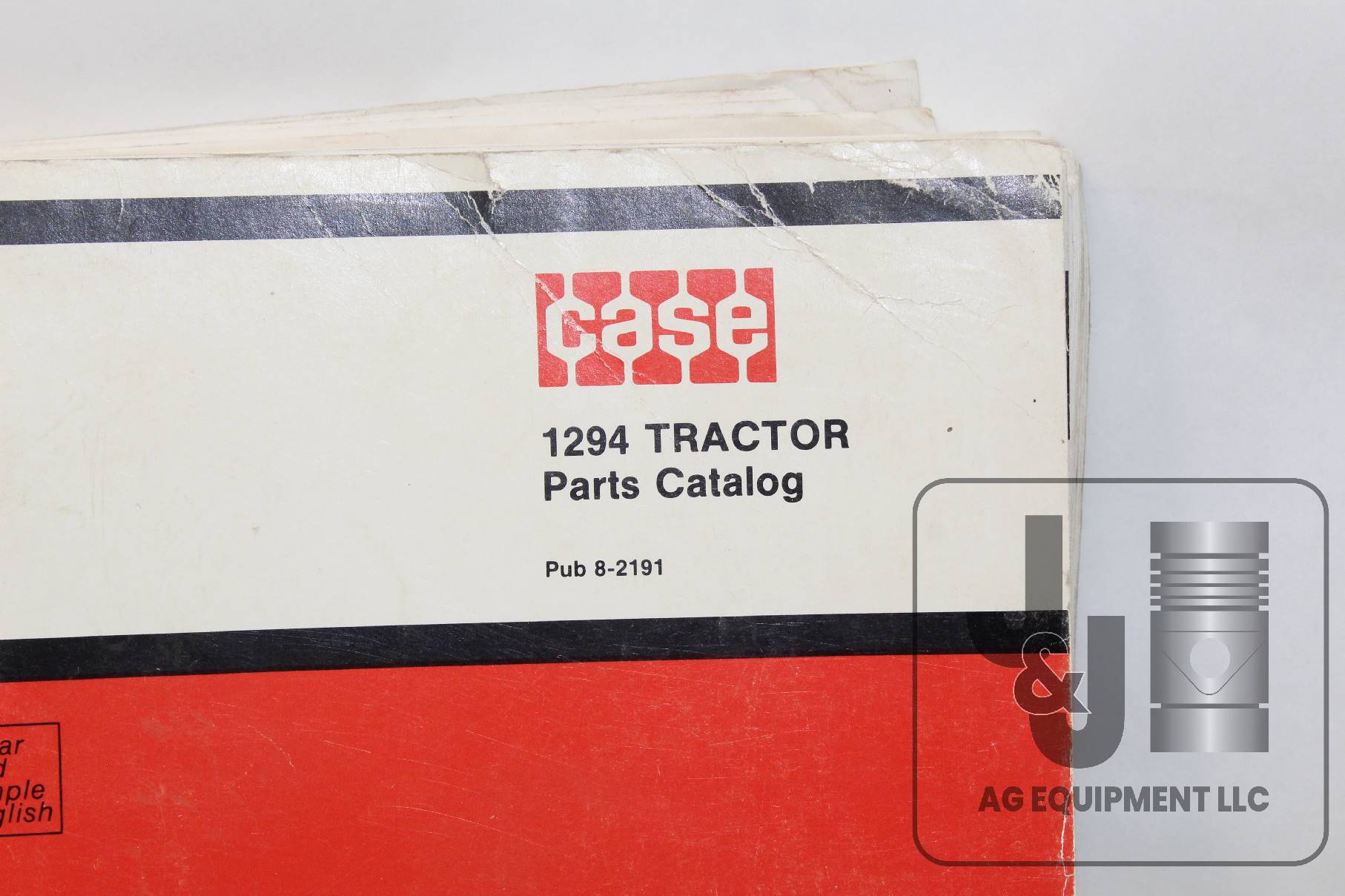 Case Tractor Part Catalog Pub 8-2191