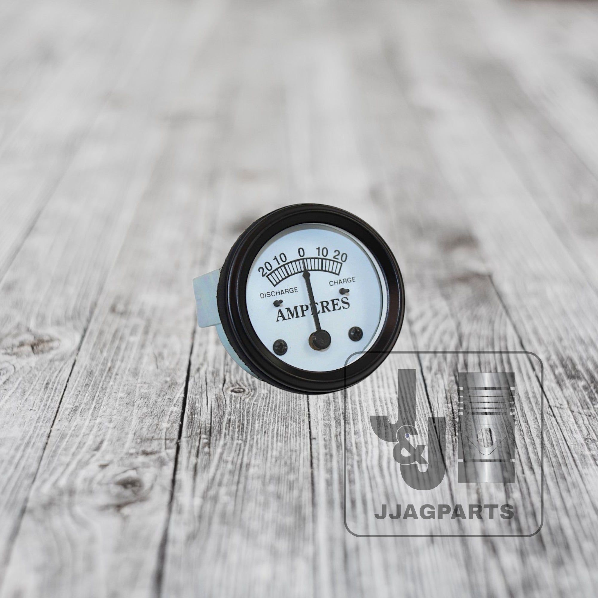 Ammeter (20-0-20) with White Faceplate Fits John Deere Tractor | AB1190R, AB2568R, AM354T