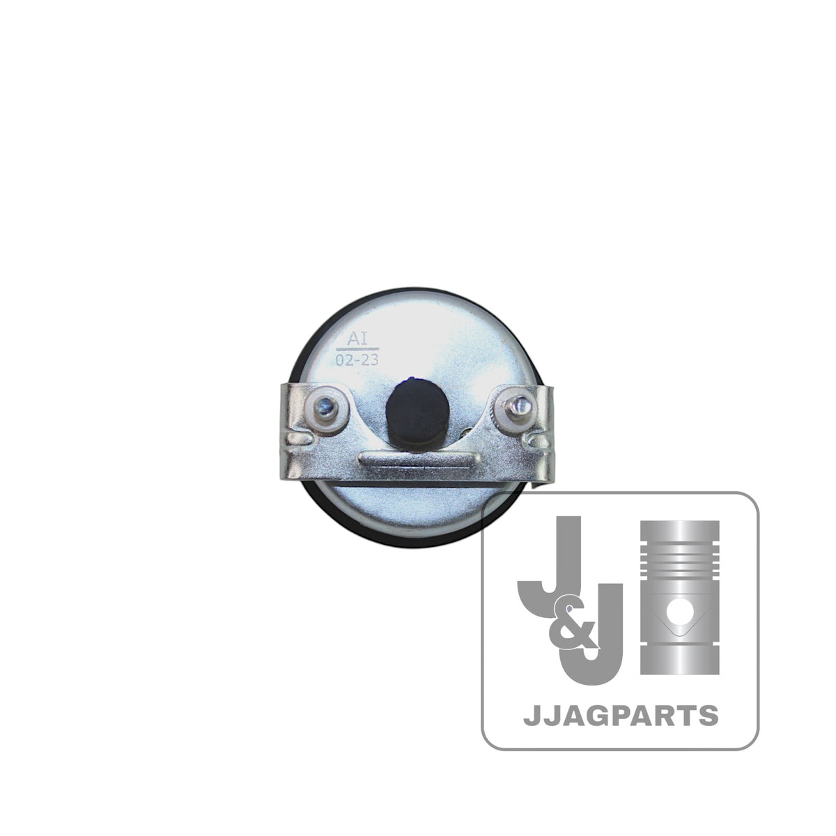 Oil Pressure Gauge (0-25 PSI) with White Faceplate Fits John Deere Tractor | AB1549R