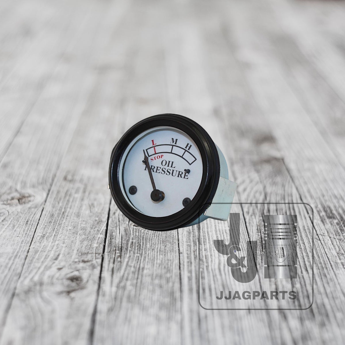 Oil Pressure Gauge (0-25 PSI) with White Faceplate Fits John Deere Tractor | AB1549R