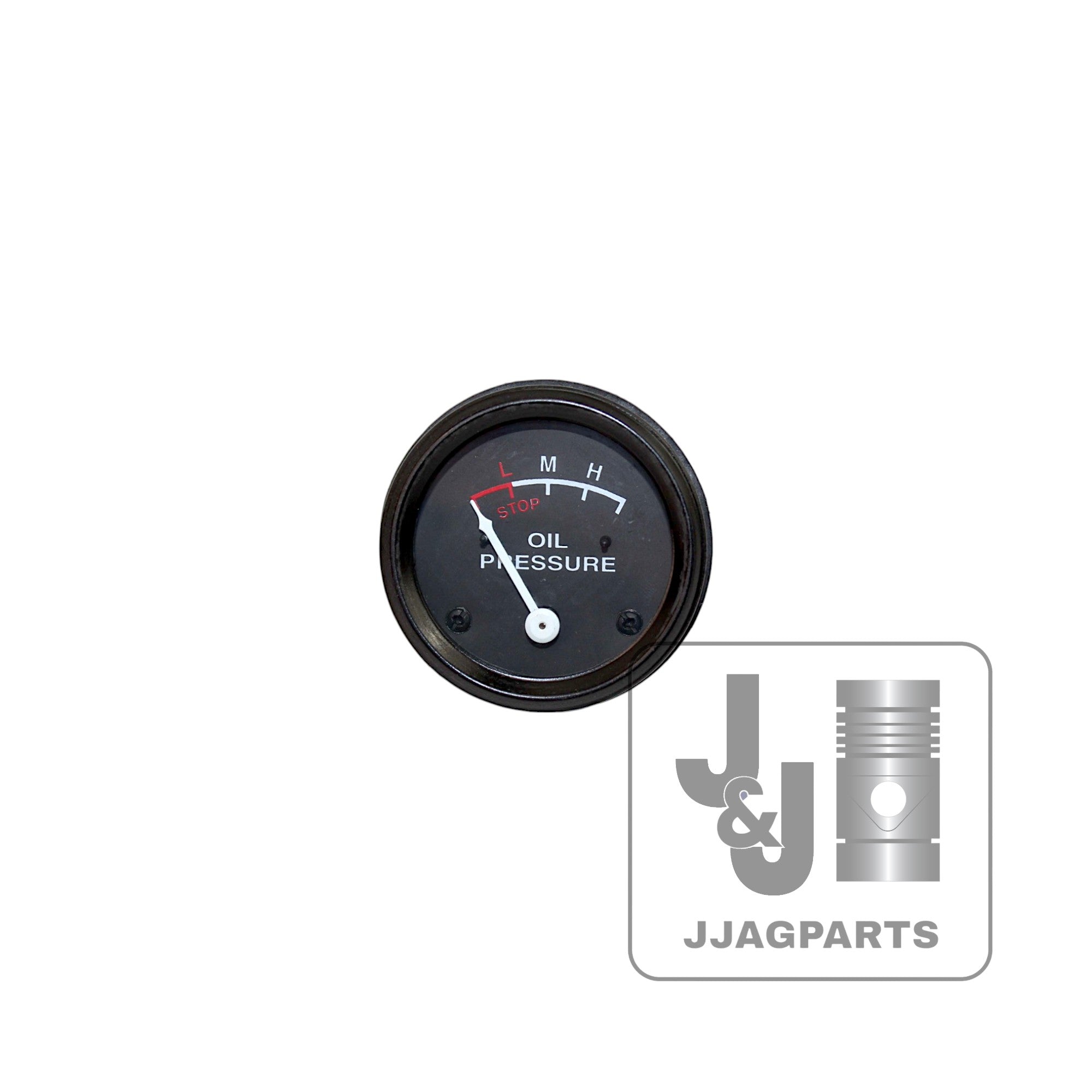 Oil Pressure Gauge(0-30 PSI) Black Faceplate Fits John Deere Tractor | AM284T