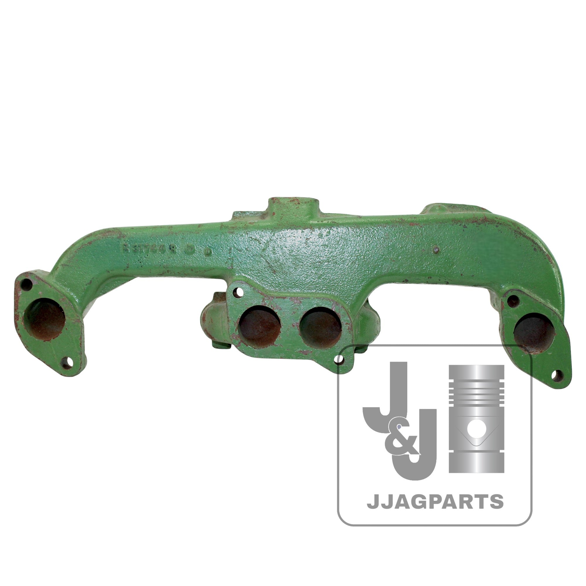 NOS Underslung Exhaust Manifold For John Deere Gas 3010 3020 R31744