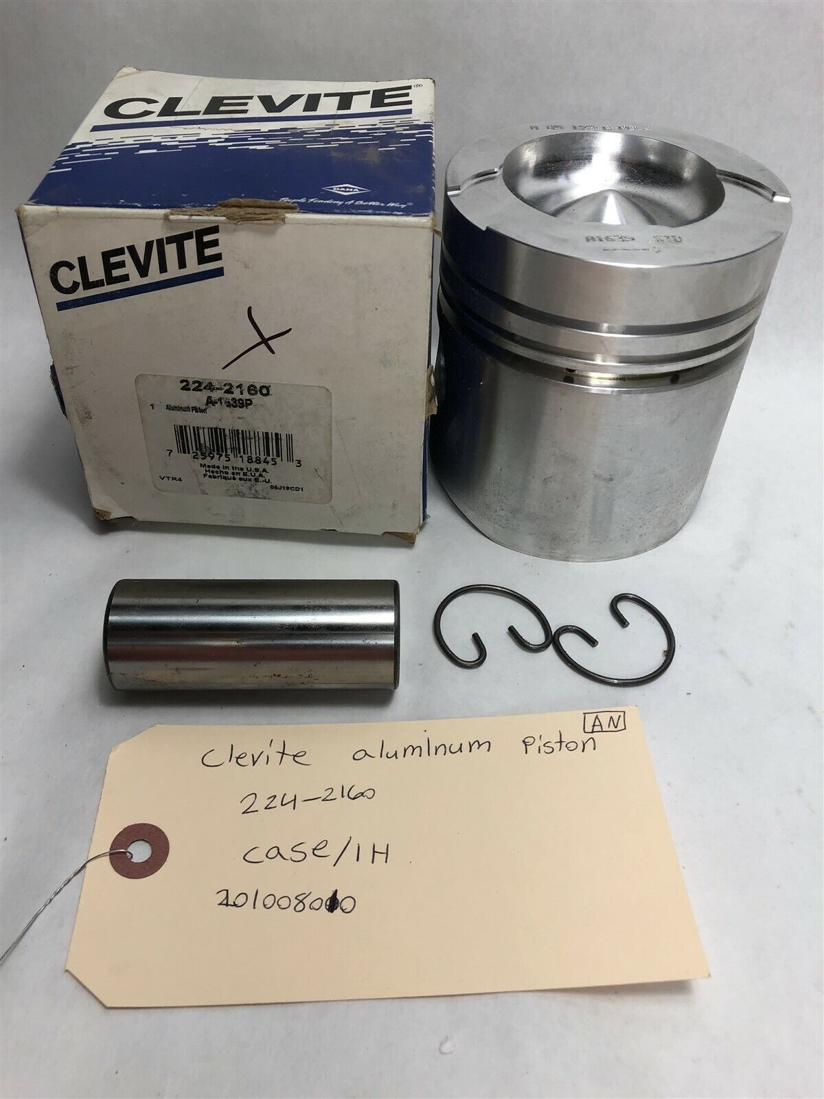 Genuine Clevite Piston Kit STD 224-2160 CASE G-207D 350 480 580 310 350 450 500